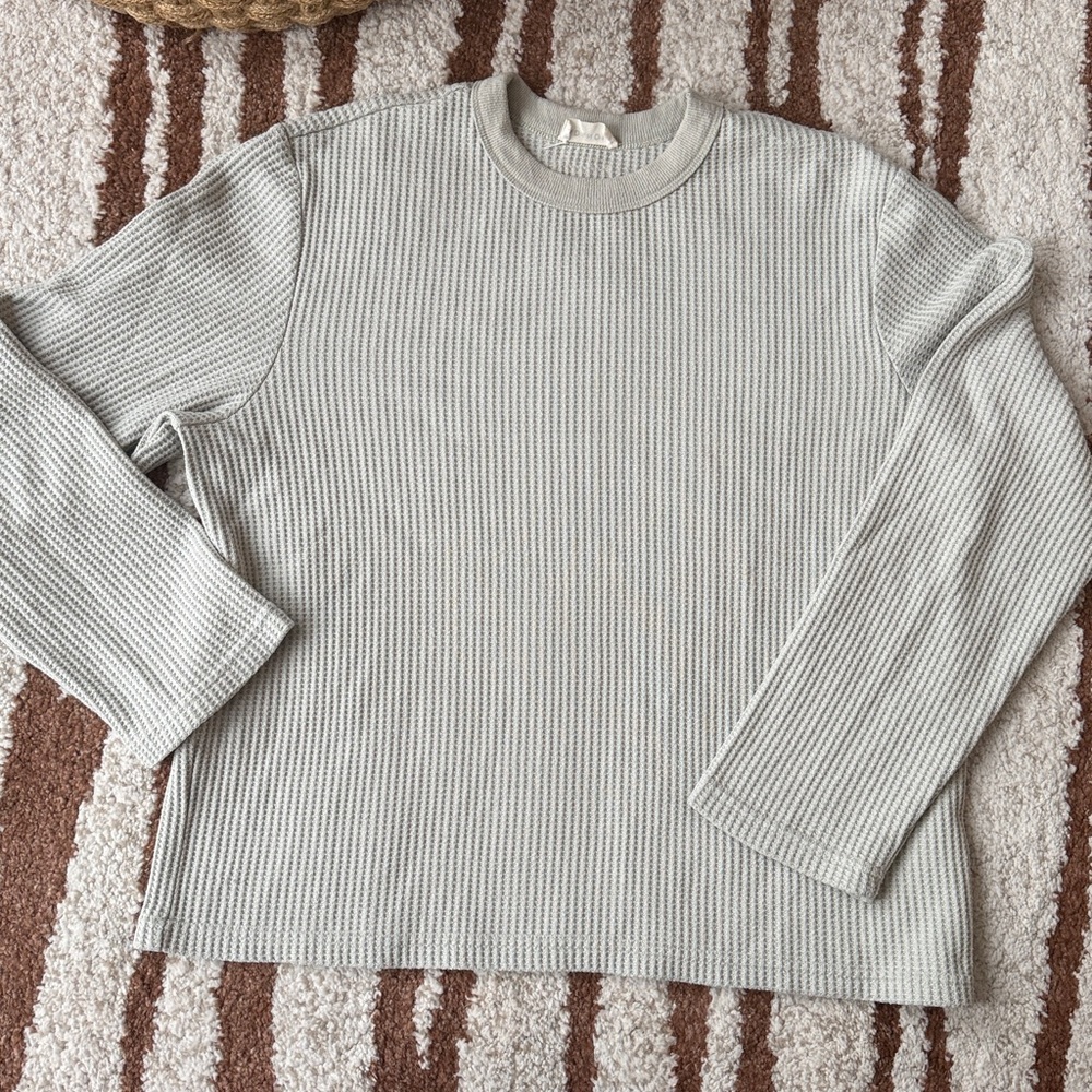 ADANOLA Cozy Waffle Knit Lounge Set - Picture 4 of 5